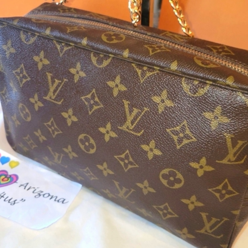 ❤️ LOUIS VUITTON CROSSBODY CONVERTED FROM TROUSSE 28 GORGEOUS!